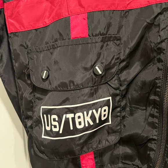 Black and Pink Jacket with Graphic Design - Picture 3 of 8